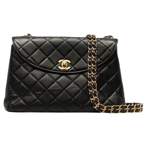 ISO Chanel Black‎ Quilted Caviar Bag 2002 in Black In Search Of - Picture 1 of 1